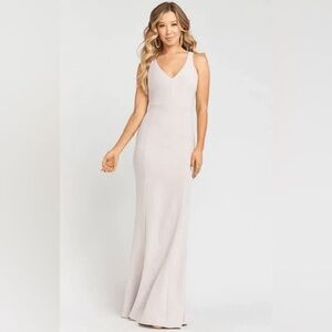 Show Me Your Mumu Morgan Gown (Show Me The Ring Pinky Nude)- Medium- Bridesmaid